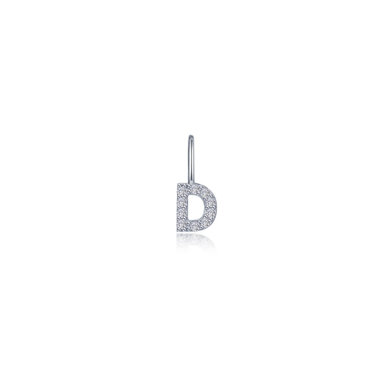 Letter D Charm Pendant