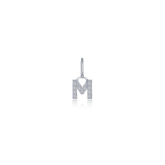 Letter M Charm Pendant