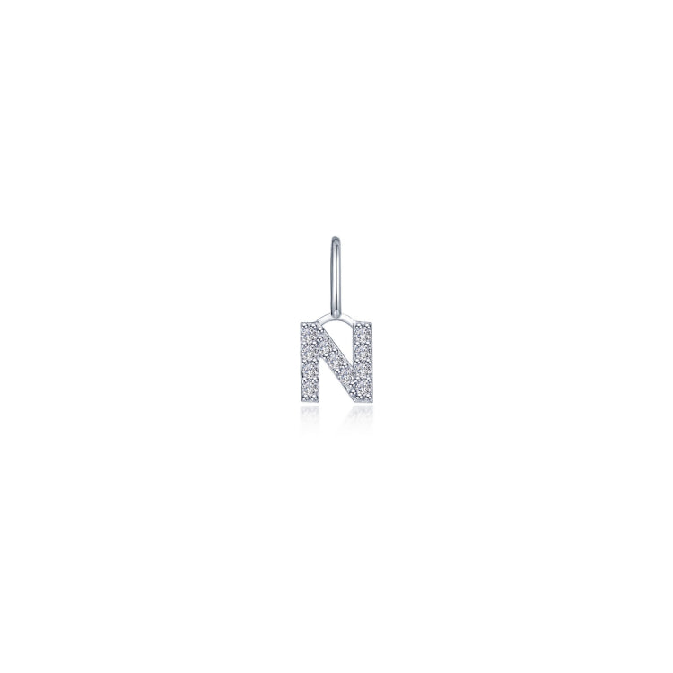 Letter N Charm Pendant