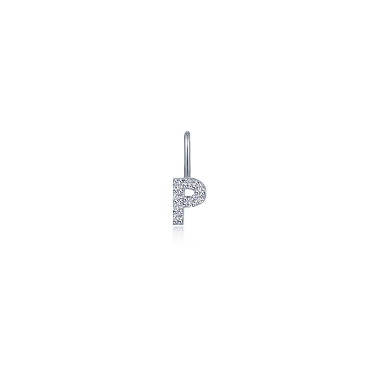 Letter P Charm Pendant