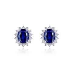 6.2 CTW Halo Stud  Earrings