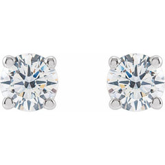 14K White Gold 1/4 CTW Lab-Grown Diamond  Earring