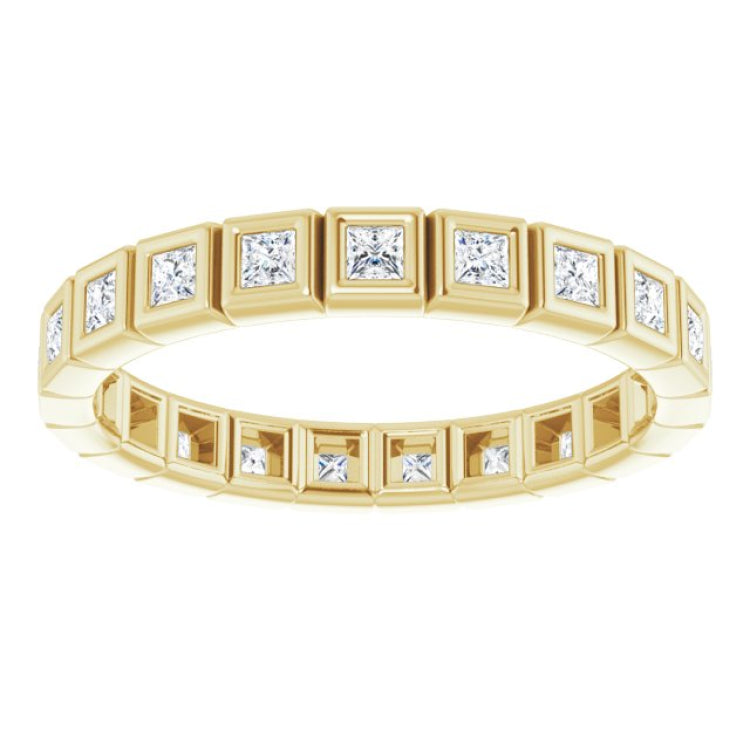 10K Yellow Gold 3/8 CTW Lab-Grown Diamond Eternity Band Size 5.25