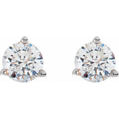 14K White Gold 1/3 CTW Natural Diamond Stud Earrings