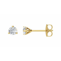14K Yellow Gold 1/5 CTW Natural Diamond Stud Earrings