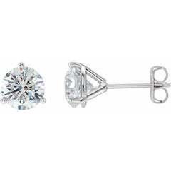 14K White Gold 1/5 CTW Natural Diamond Stud Earrings