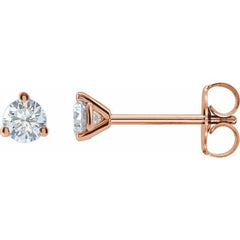 14K Rose Gold 5/8 CTW Lab-Grown Diamond Stud Earrings