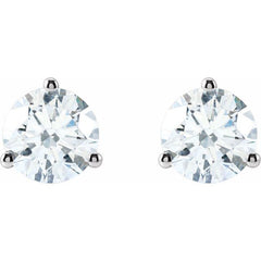 14K White Gold 1 5/8 CTW Lab-Grown Diamond Stud Earrings
