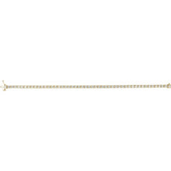 14K Yellow Gold 4 CTW Lab-Grown Diamond Line 7 1/4" Bracelet
