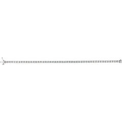 14K White Gold 4 CTW Lab-Grown Diamond Line 7 1/4" Bracelet