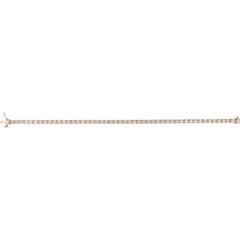 14K Rose Gold 4 CTW Lab-Grown Diamond Line 7 1/4" Bracelet