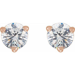 14K Rose Gold 1/3 CTW Natural Diamond Earrings