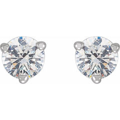 14K White Gold 1/3 CTW Natural Diamond Earrings