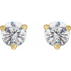 14K Yellow Gold 1/3 CTW Natural Diamond Earrings