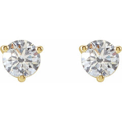 14K Yellow Gold 1/2 CTW Natural Diamond Earrings