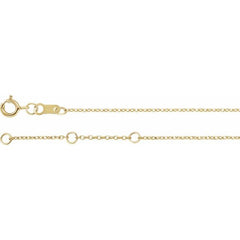 14K Yellow Gold Lab-Grown Ruby Bezel-Set Solitaire 6 1/2-7 1/2" Bracelet