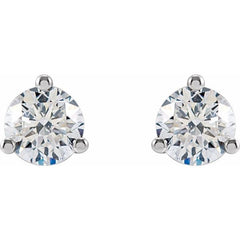 14K White Gold 1/3 CTW Lab-Grown Diamond Stud Earrings