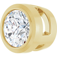 14K Yellow Gold 1/6 CTW Lab-Grown Diamond Slide Pendant
