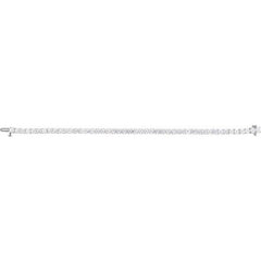 14K White Gold 8 CTW Lab-Grown Diamond Line 7" Bracelet