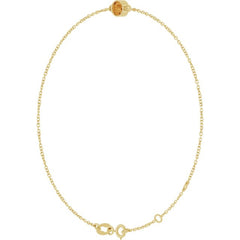 14K Yellow Gold Natural Citrine 6 1/2-7 1/2" Bracelet