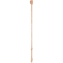 14K Rose Gold Lab-Grown Alexandrite 6 1/2-7 1/2" Bracelet