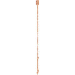 14K Rose Gold Natural Mozambique Garnet 6 1/2-7 1/2" Bracelet