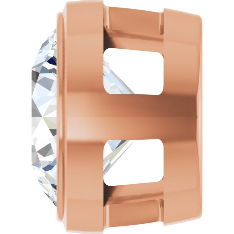 14K Rose Gold 1 CT Lab-Grown Diamond Slide Pendant