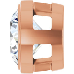 14K Rose Gold 1 CT Lab-Grown Diamond Slide Pendant