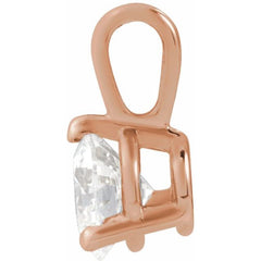14K Rose Gold 1/3 CTW Natural Diamond Pendant