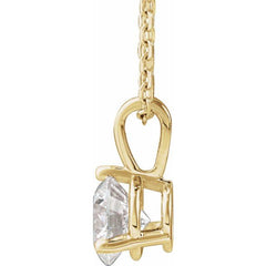14K Yellow Gold 5/8 CTW Lab-Grown Diamond 18" Necklace