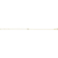 14K Yellow Gold Lab-Grown Diamond 6 1/2-7 1/2" Bracelet
