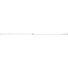 Platinum Lab-Grown Diamond 6 1/2-7 1/2" Bracelet