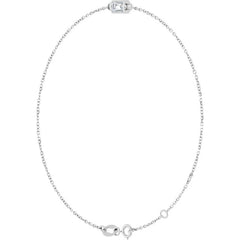 14K White Gold Lab-Grown Diamond 6 1/2-7 1/2" Bracelet