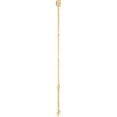 14K Yellow Gold Natural Amethyst 6 1/2-7 1/2" Bracelet