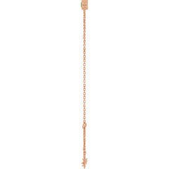 14K Rose Gold Natural Peridot 6 1/2-7 1/2" Bracelet