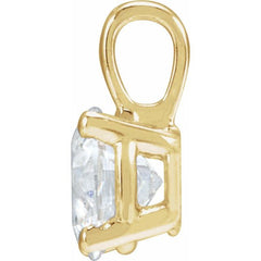 14K Yellow Gold 2 CT Natural Diamond Pendant