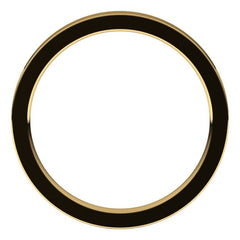 18K Yellow Gold 2 mm Comfort-Fit Flat Band Size 7