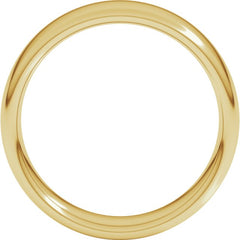 10K Yellow Gold 6 mm Comfort-Fit European-Style Band Size 11.5
