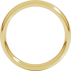 10K Yellow Gold 4 mm Comfort-Fit European-Style Band Size 8.5