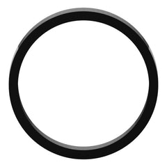 14K White Gold 3.5 mm Flat Band Size 6