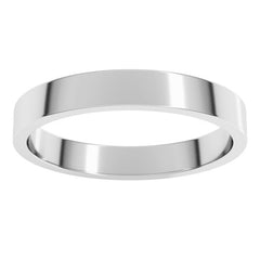 Sterling Silver 3 mm Flat Band Size 7
