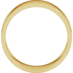 10K Yellow Gold 6 mm Flat Band Size 9.5