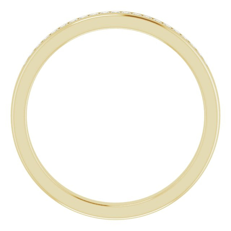 14K Yellow Gold 1/4 CTW Natural Diamond Band