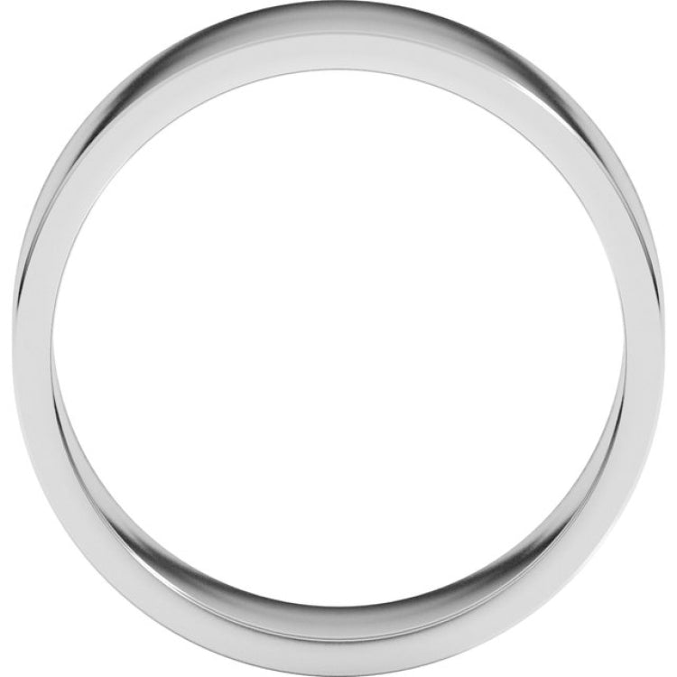 Sterling Silver 7 mm Flat Band Size 11.5