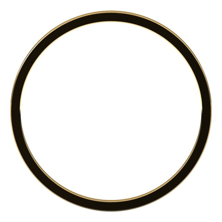 10K Yellow Gold 1 mm Ultra-Lightweight Flat Band Size 10
