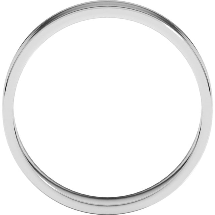 Sterling Silver 5 mm Ultra-Lightweight Flat Band Size 8