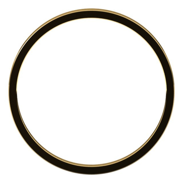 14K Yellow Gold 1.5 mm Ultra-Lightweight Flat Band Size 6.5