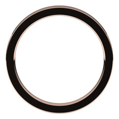 18K Rose Gold 2.5 mm Comfort-Fit Flat Band Size 5