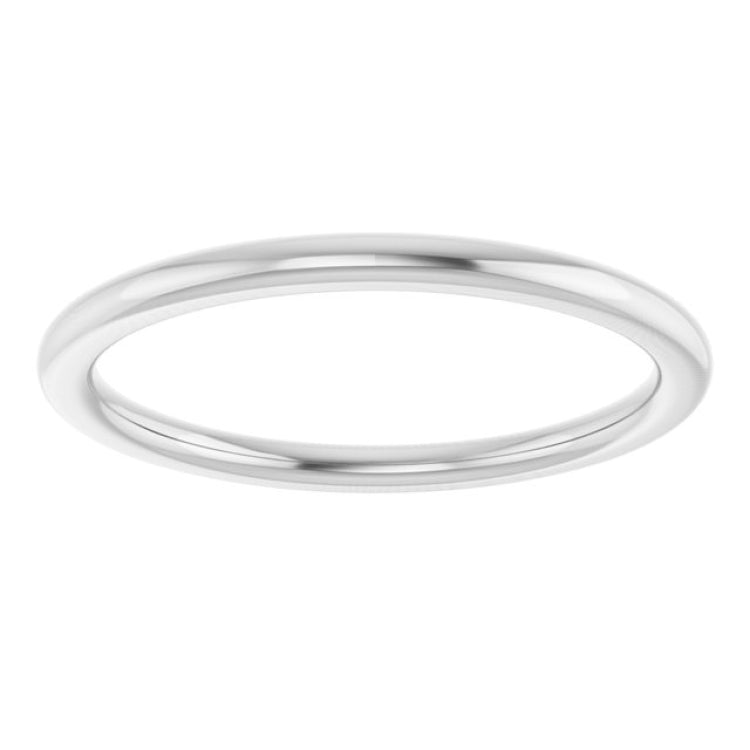 Platinum 1.5 mm Comfort-Fit European-Style Band Size 4.5