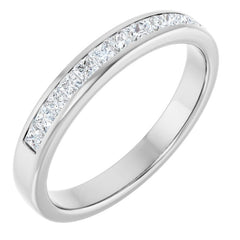Platinum 1 CTW Lab-Grown Diamond Band